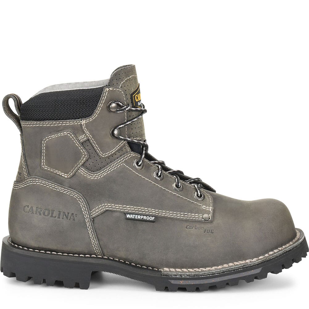 Carolina Men's Waterproof Safety Boots - Grey/Black
