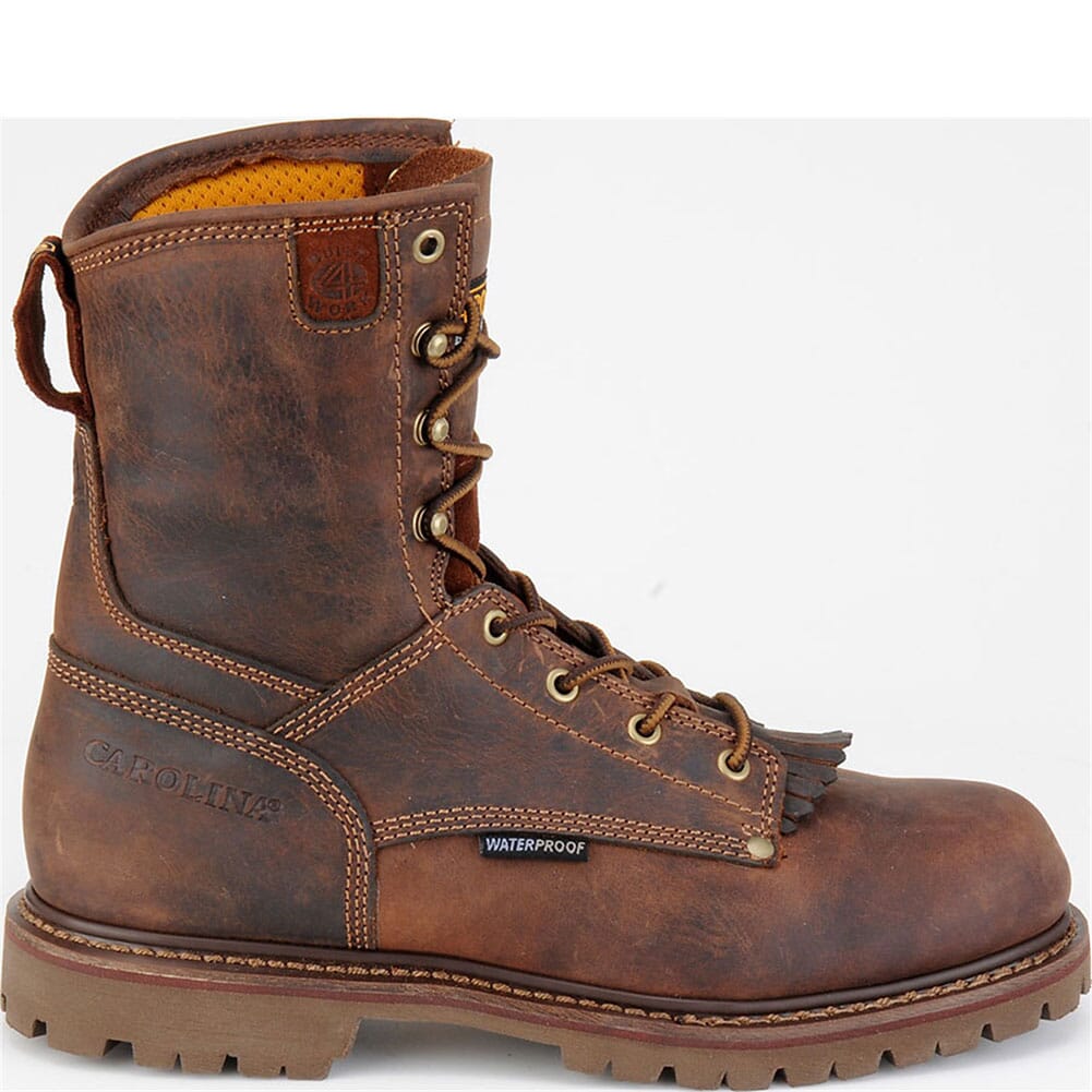 Carolina Men's 8IN Grizzly Work Boots - Cigar
