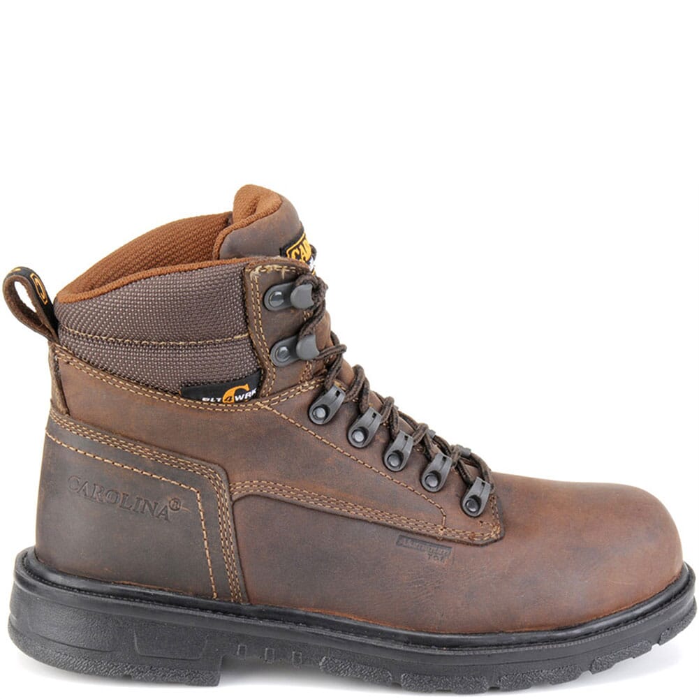 Carolina Men's Aluminum Toe Safety Boots - Dark Brown