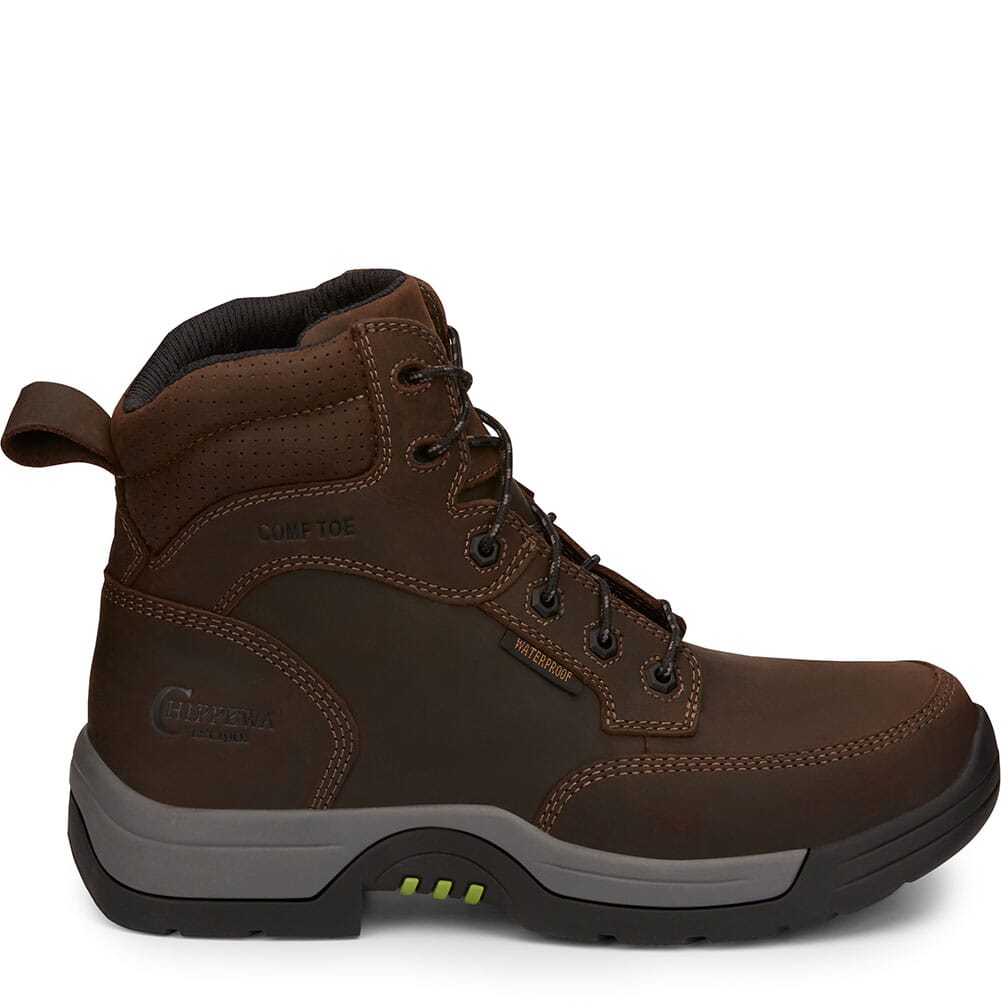 31003 Chippewa Men's Fabricator WP SD Safety Boots - Ash Brown