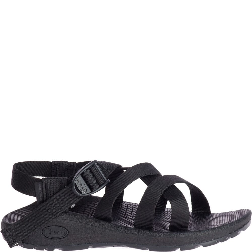 JCH107556 Chaco Women's Banded Z/Cloud Sandals - Solid Black