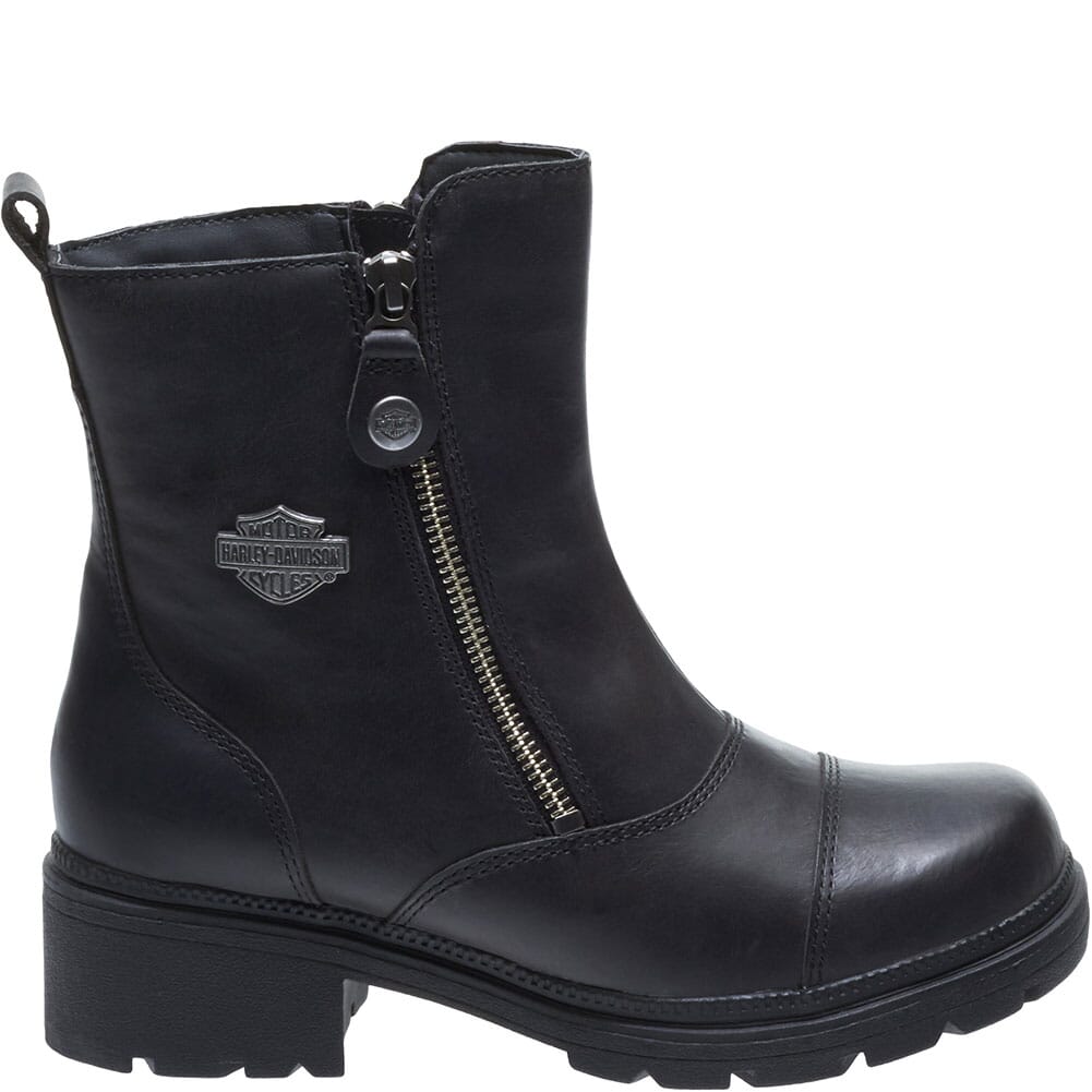 Harley Davidson Women's Amherst Motorcycle Boots - Black