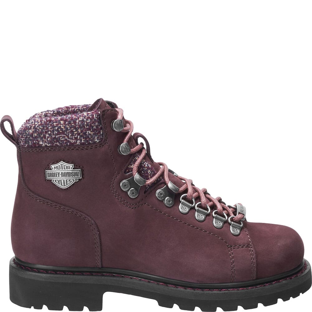 Harley Davidson Women's Akers Motorcycle Boots - Wine
