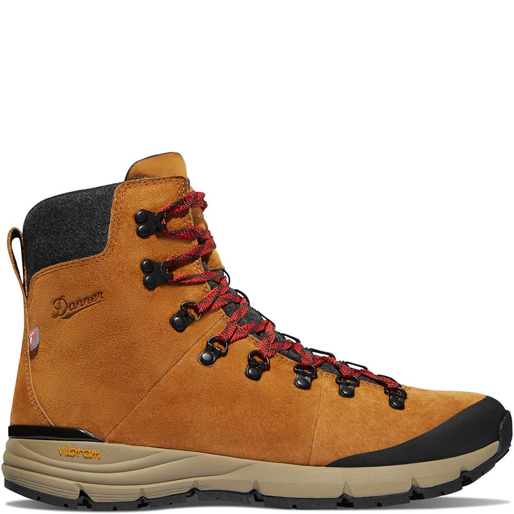 67330 Danner Men's Arctic 600 Side-Zip Hiking Boots - Brown/Red