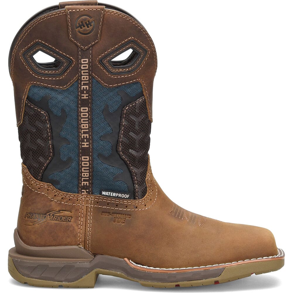 DH5392 Double H Men's Watcher Safety Boots - Brown
