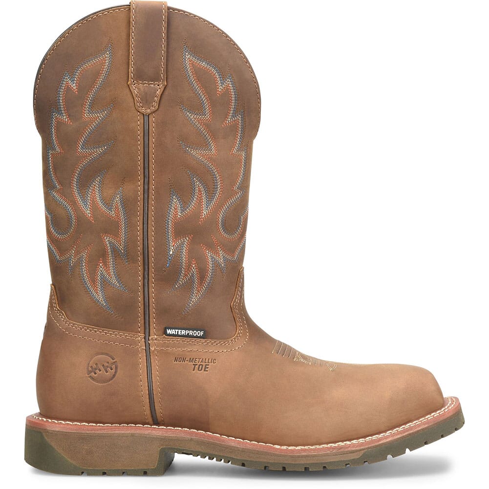 DH6141 Double H Men's Brockton Safety Ropers - Brown