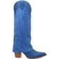 DI2280-BL Dingo Women's Wild Fire Leather Boots - Blue