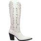 Dingo Women's Diamonds Forever Leather Boots - White