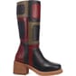 Dingo Women's Patches Leather Boots - Black