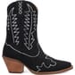 Dingo Women's Tiny Pony Suede Leather Booties - Black