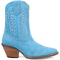 Dingo Women's Tiny Pony Suede Leather Booties - Blue