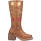 Dingo Women's Bloom Leather Boots - Tan