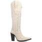 Dingo Women's Double Take Suede Leather Boots - White