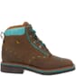 Dan Post Women's Janesville Western Boots Tan/Turquoise Right Side