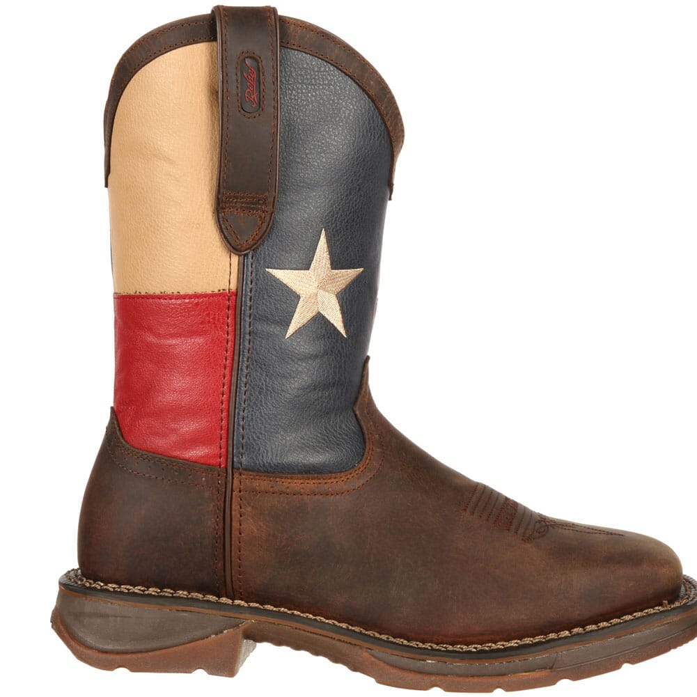 Durango Men's Texas Flag Safety Boots - Brown