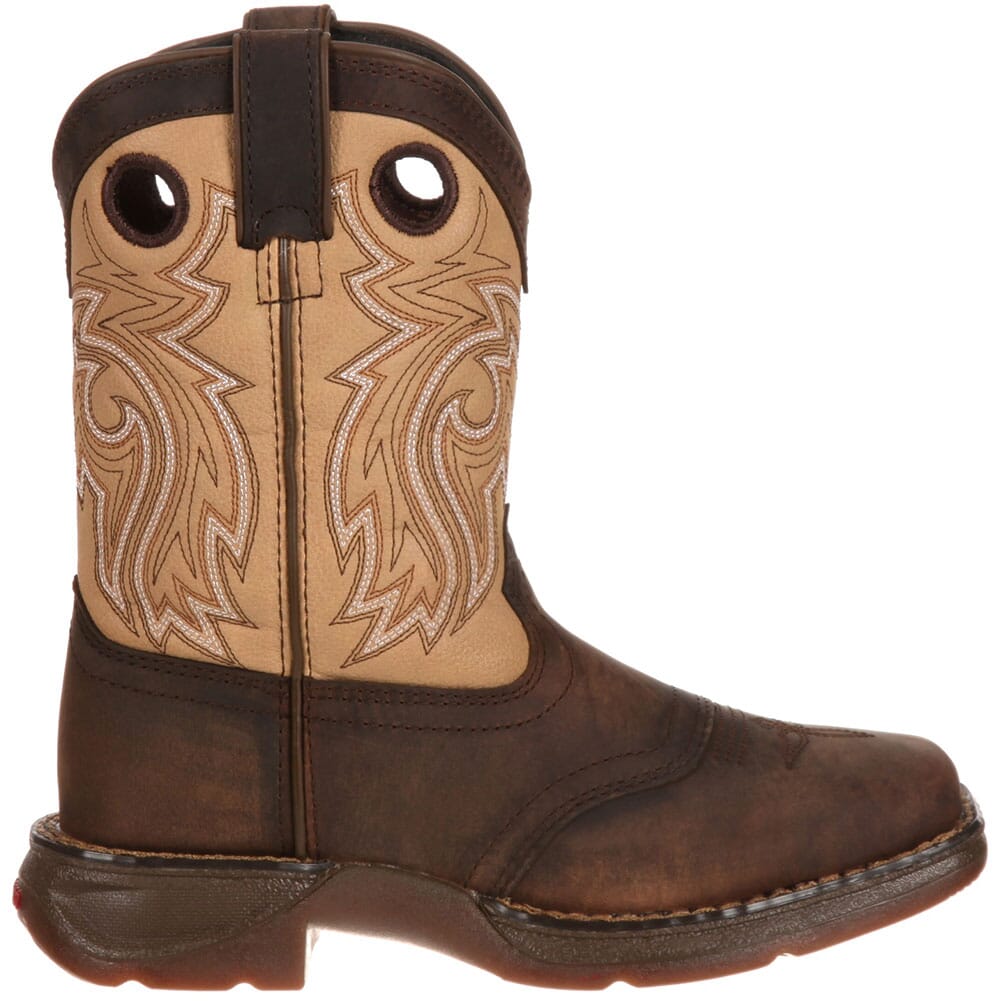 Lil' Durango Little Kid Saddle Western Boots - Brown/Tan