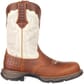 Durango Women's Saddle Western Boots Dark Brown/Cream Right Side