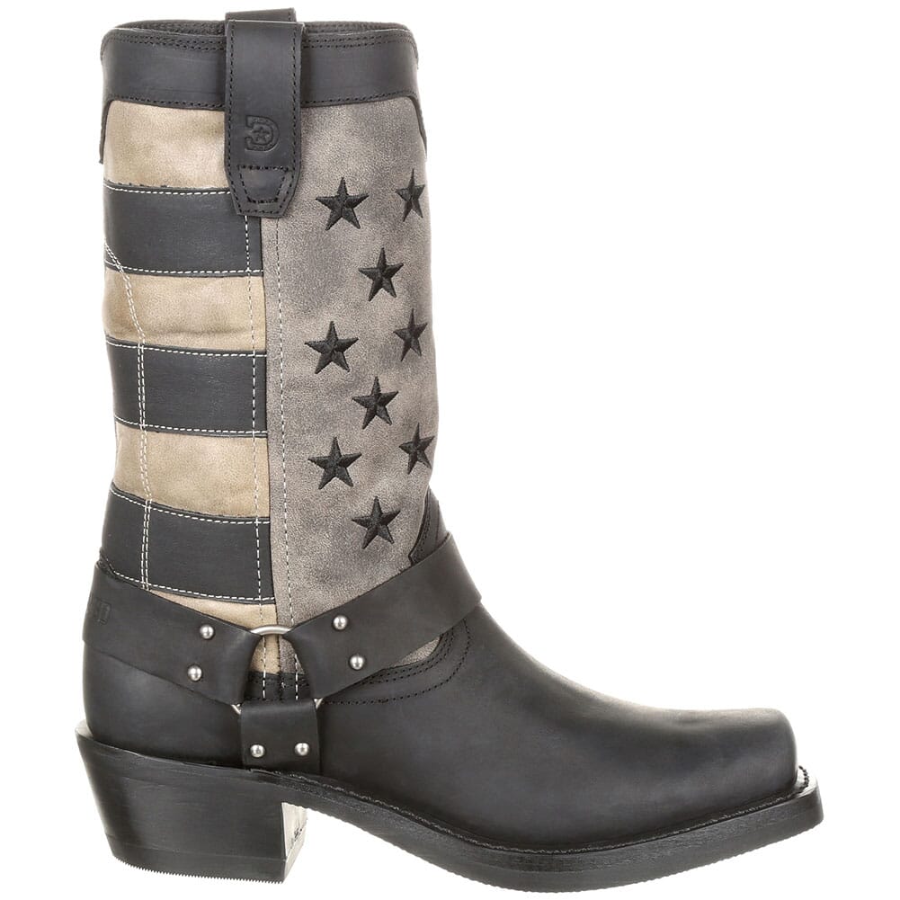 Durango Women's Faded Flag Western Boots - Black/Charcoal Grey
