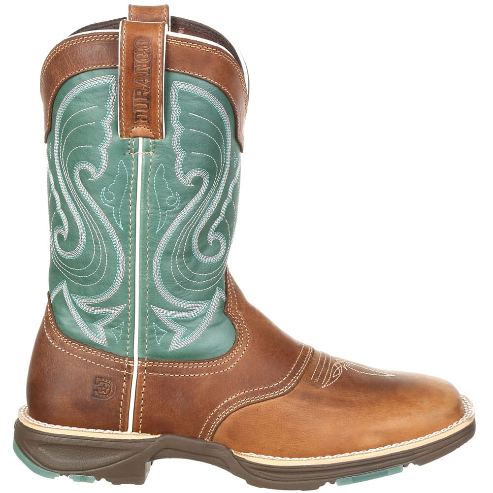 DRD0224 Durango Women's Ultra-Lite Western Boots - Tan/Emerald