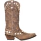 Durango Women's Crush Floral Western Boots Driftwood Right Side
