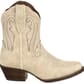 Durango Women's Crush Shortie Western Boots Taupe Right Side