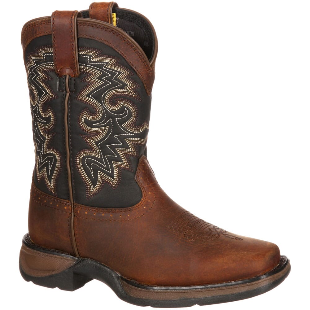 Lil' Durango Big Kid Western Boots -  Tan/Black