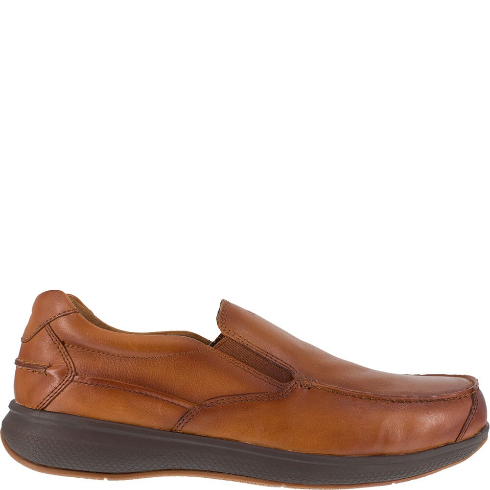 FS2325 Florsheim Men's Bayside Slip-On Safety Shoes - Cognac