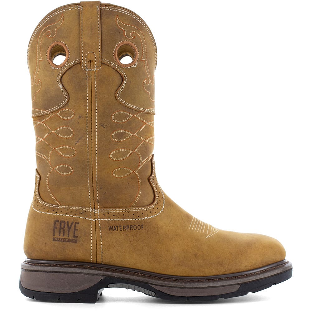 FR40103 Frye Supply Men's Crafted WP Safety Boots - Tan