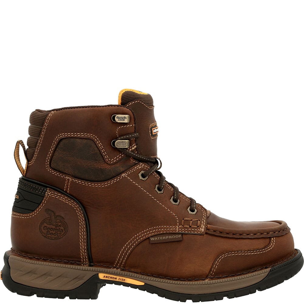 GB00468 Georgia Men's Athens 360 WP Safety Boots - Brown
