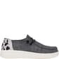 43780-0C4 Hey Dude Women's Wendy Rise Animal Casual Shoes - Black/Multi