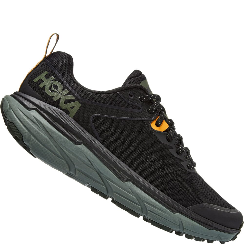 1106510-BTYM Hoka One One Men's Challenger ATR 6 Athletic Shoes - Black/Thyme