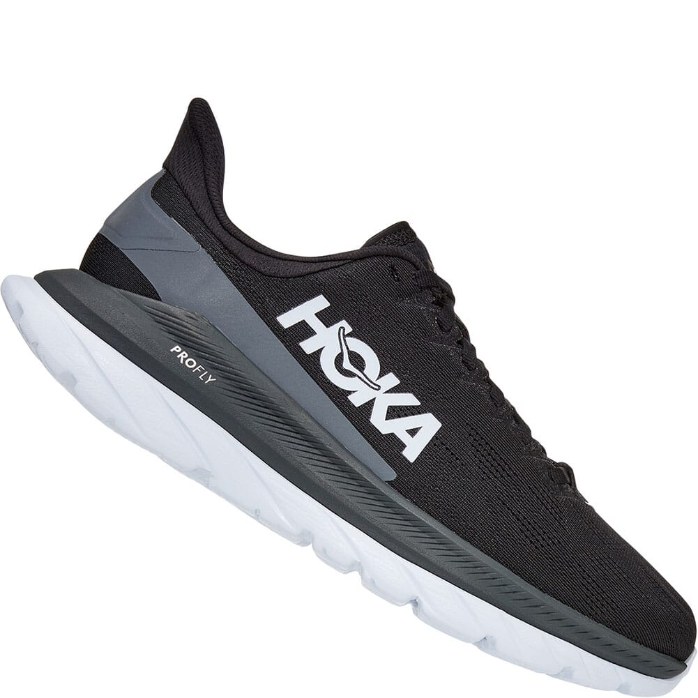 1113529-BDSD Hoka One One Women's Mach 4 Running Shoes - Black/Dark Shadow
