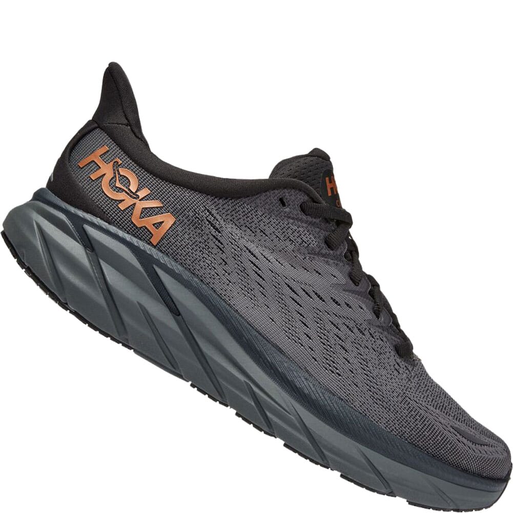 1119394-ACPP Hoka One One Women's Clifton 8 Athletic Shoes - Anthracite