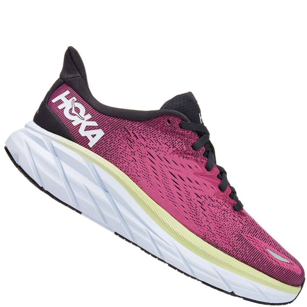 1119394-BGIR Hoka One One Women's Clifton 8 Athletic Shoes - Ibis Rose