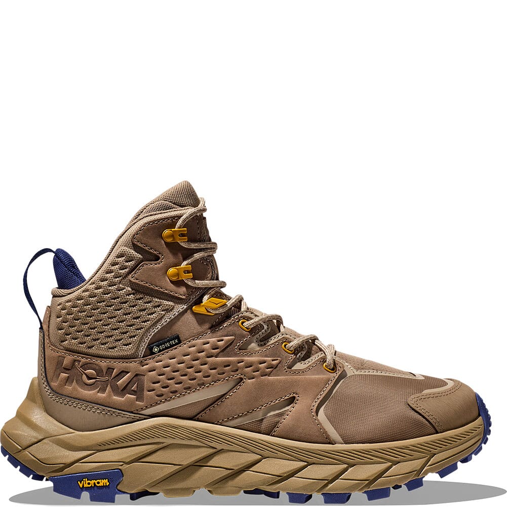 1122018-DELM Hoka Men's Anacapa Mid WP Hiking Boots - Dune/Elmwood