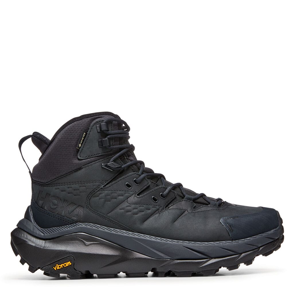1123155-BBLC Hoka One One Men's Kaha GTX Hiking Boots - Black/Black