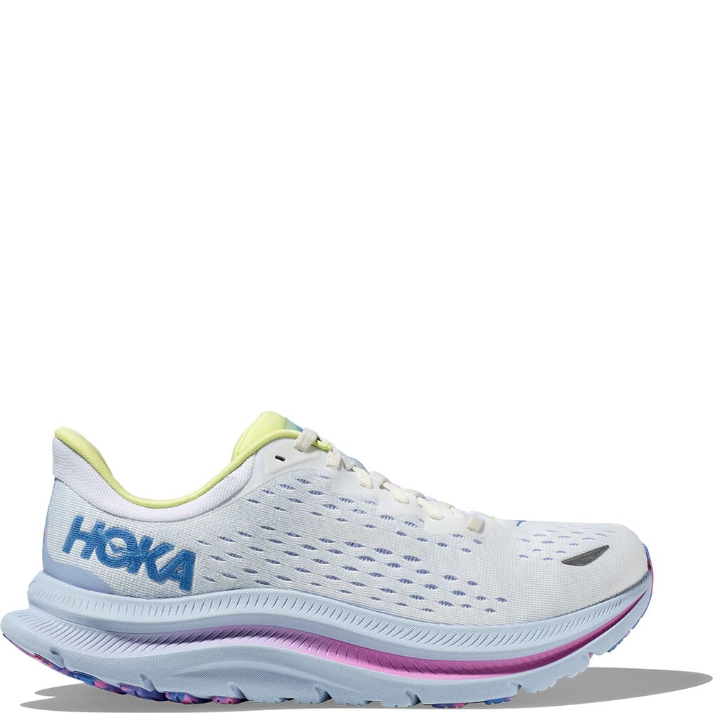 1123164-WIWT Hoka Women's Kawana Running Shoes - White/Ice Water