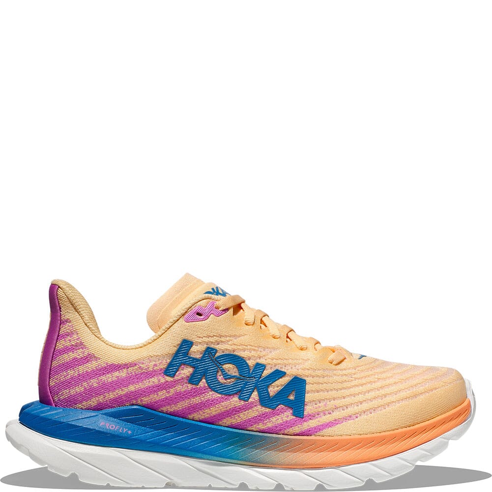1127894-ICYC Hoka Women's Mach 5 Running Shoes - Impala/Cyclamen
