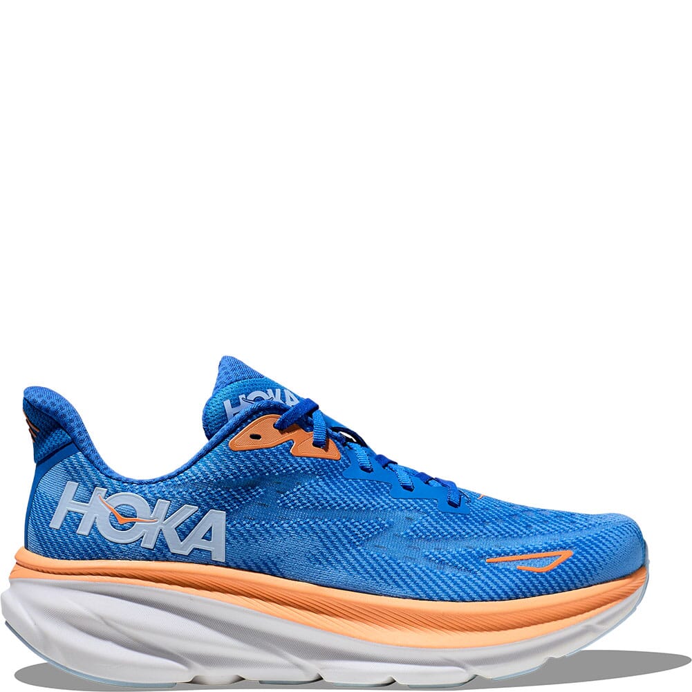 1127895-CSAA Hoka Men's Clifton 9 Running Shoes - Coastal Sky/All Aboard