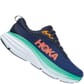 Hoka One One Women's Bondi 8 Wide Athletic Shoes Blue Right Side