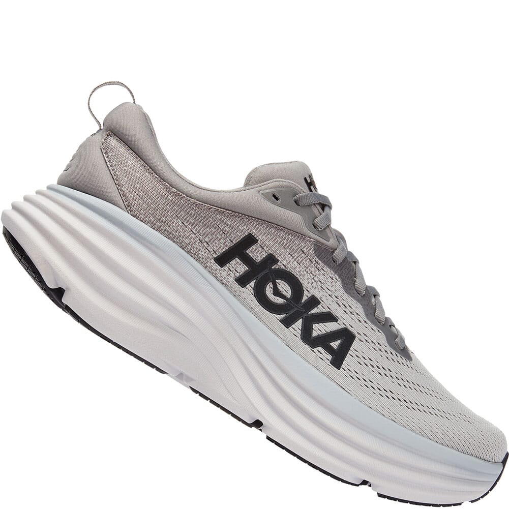 1127955-SHMS Hoka One One Women's Bondi 8 Extra Wide Athletic Shoes - Sharkskin