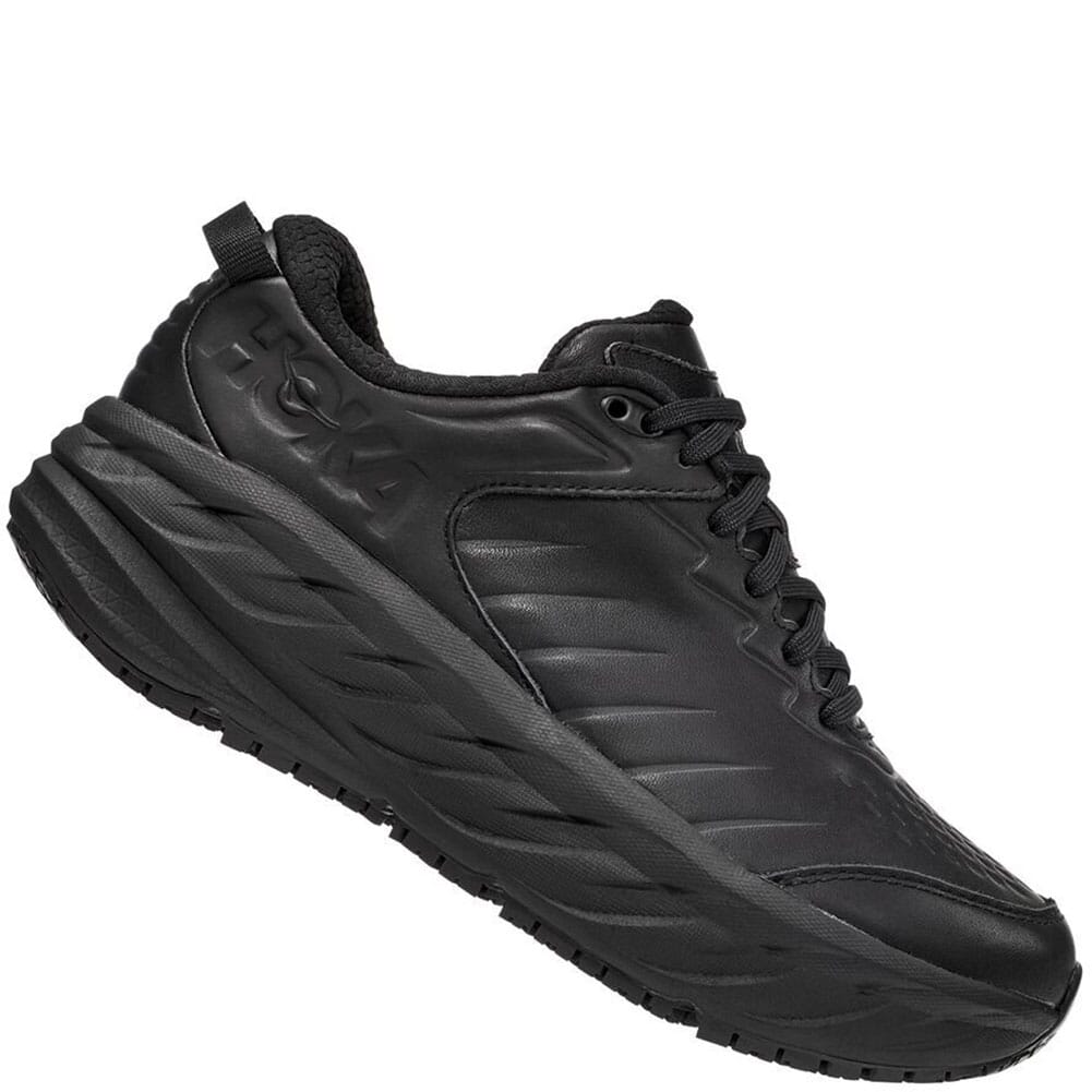 1129351-BBLC Hoka One One Women's Bondi SR Wide Running Shoes - Black