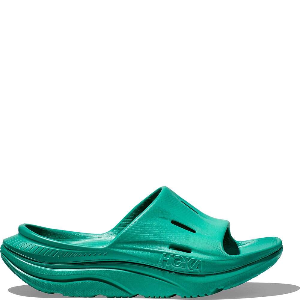 1135061-TCHG Hoka Unisex Ora Recovery Slide 3 Sandals - Tech Green