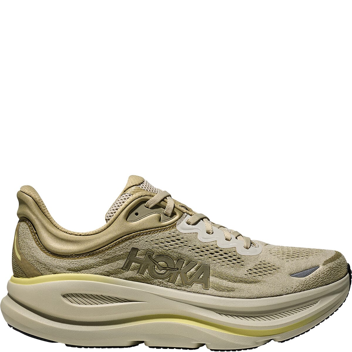 靴 HOKA BONDI9 US7(25cm) GSSL HOKA Men's Bondi 9 Wide Athletic Shoes - Grassland/Oyster Mushroom