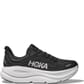 1162014-BWHT Hoka Women's Bondi 9 Wide Running Shoes - Black/White