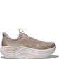 1168877-PYW Hoka Women's Skyward Laceless Running Shoes - Putty/White