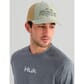 HUK Men's Airweight Crew Shirt - Stormy Blue Heather
