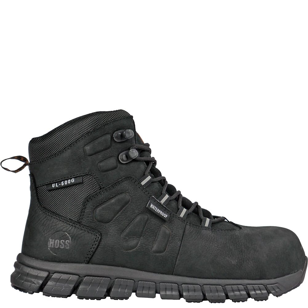 60177 Hoss Men's Tikaboo-UL Safety Boots - Black