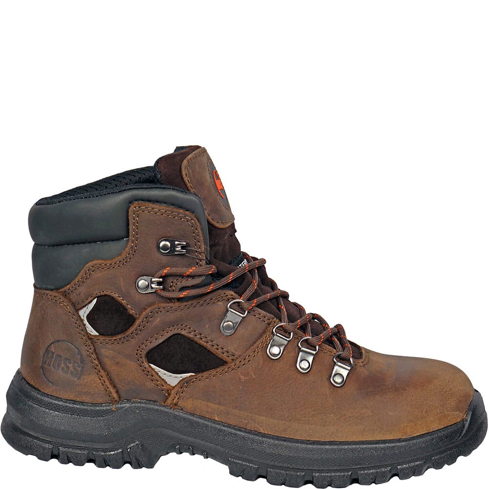60421 Hoss Men's Adam WP SR Safety Boots - Brown