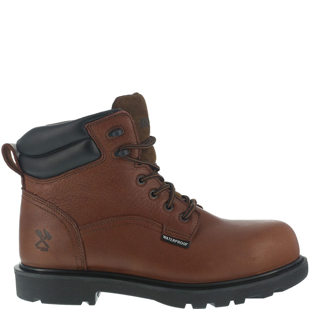 IA0160 Iron Age Men's EH WP CT Safety Boots - Brown